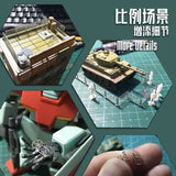 Alexen AJ0100 AJ0101 AJ0102 AJ0103 Etched Sheet for MG HG The Fence of Micro City Scene Garage