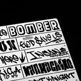 Alexen AJ0052 AJ0053 AJ0054 AJ0055 Stencil Tools for 1/35 1/32 Vehicle Tank Wall Graffiti Spray Stencil