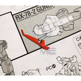 CA MG D10 V-FIN Plastic replacement spare parts