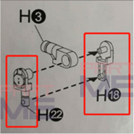 CA H18 H22 U168802 MB MBSF Strike Freedom replacement spare parts