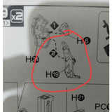 CD 8802 03 butcher parts for MB Strike Freedom
