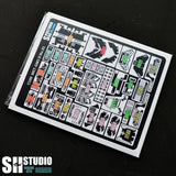 SH STUDIO Upgrade Metal Etching Parts for MG 1/100 GM S niper 2