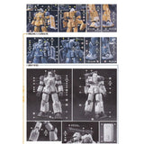 GUGU HG GTO 1/144 GUN CRNNON  Water Slide Decal GUGUHG009
