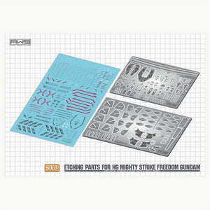 MAD S63 S63G HG SEED MIGHTY FREEDOM Etching parts decal
