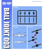 MA Ball joint parts action figure kits sbj001 sbj002 sbj003 sbj004