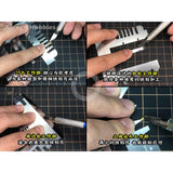 Alexen AJ0085 PE Parts Blending Etched Sheet Hand Pressure Auxiliary Ruler Tools