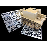 Alexen AJ0021 Hollow Out Stencil Tools for WW2 German Ambush Black Forest Wave Point Camouflage CAMO Version B Paint Spray Tools