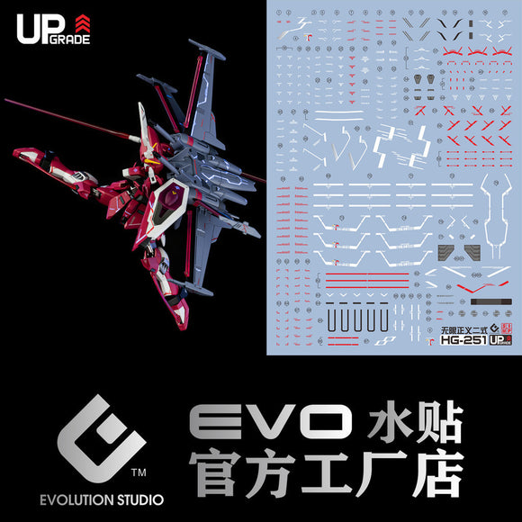 EVO HG 1/144 インフィニットジャスティス タイプ2 水転写デカール コレクターズアイテム