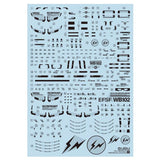 GUGU MXD140 MG 1/100 RX78-2 3.0 Hiroshi Fujiwara Type Water Slide Decal (Model not included) GUGUMG012 GUGUMG012