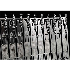 Alexen AJ0070 Dispensing Etched Sheet 8 Style