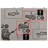 CA MG barbatos model 1/100 C6 C14 B20 A1-19 A1-20 A1-22 B1 B2 B12 B26 C3 C15 E31 E36 replacement spare parts