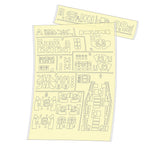 NewC HG GTO RGM-79 GM pre-cut masking tape Collectibles
