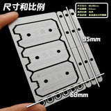Alexen AJ0037 Hobby Saw Bla des Set Tools for Deepen Engraving Lines / Separate Components