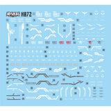 MASTER H072  water slide decal HG 00 1/144 GNW-002 THRONE ZWEI Collectibles