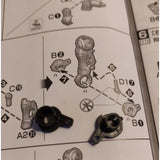 CA MG barbatos model 1/100 C6 C14 B20 A1-19 A1-20 A1-22 B1 B2 B12 B26 C3 C15 E31 E36 replacement spare parts
