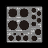 Alexen AJ0152 Stencil Tools for WW2 Germany Tank Road Wheels