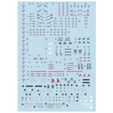 GUGU RJD078 RG 1/144 NU V Double FIN Funnel Type Water Slide Decal (Model not included) GUGURG007 GUGURG007