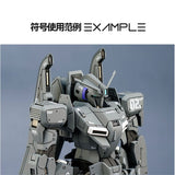 GUGU H182 HG 1/144 Zplus Z Water Slide Decal GUGUHG001