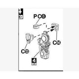 CD 8822 04 Butcher parts for MB 00Q