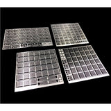 Alexen AJ0100 AJ0101 AJ0102 AJ0103 Etched Sheet for MG HG The Fence of Micro City Scene Garage