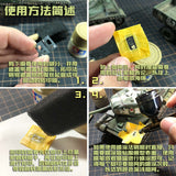 Alexen AJ0075 1/35 general use Footprint Stencil