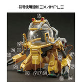 GUGU HG 1/144 TOLRO-800  Water Slide Decal GUGUHG008