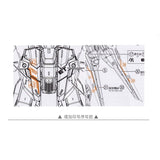 GUGU MGEX02B MGEX Strike Freedom midnight coating ver Water Slide Decal (Model not included) GUGUMG018 GUGUMG018