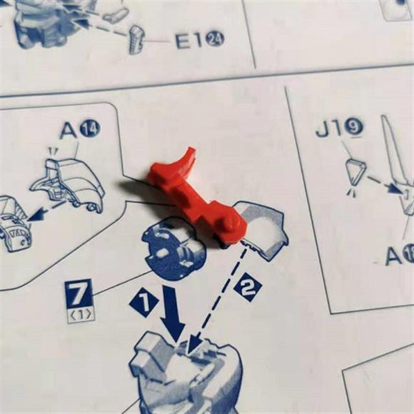 CA  MB Mg 8812 Red Frame J39 J40 Arm Antenna N12 replacement spare parts