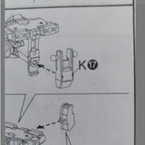 CD 8802 03 butcher parts for MB Strike Freedom