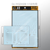 GUGU MGEX02B MGEX Strike Freedom midnight coating ver Water Slide Decal (Model not included) GUGUMG018 GUGUMG018