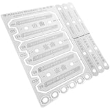 Alexen AJ0037 Hobby Saw Bla des Set Tools for Deepen Engraving Lines / Separate Components