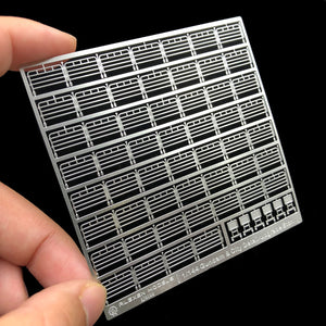 Alexen AJ0100 AJ0101 AJ0102 AJ0103 Etched Sheet for MG HG The Fence of Micro City Scene Garage