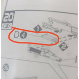 CD 8802 03 butcher parts for MB Strike Freedom