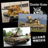 Alexen AJ0034 Etched Sheet Stencil Tools Leopard Print Camouflage CAMO Style