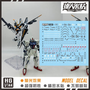 H030 Windam+ Dagger L HGUC 1/144  fluorescent Water Slide Decal from D.L Master Decal Collectibles