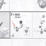 CA MG 1/100 Wing Zero Ver.ka ew B1 B1-1 A30 FACE spare replacement Plastic parts