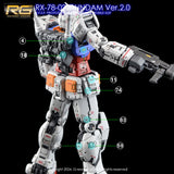 YAN GHOST  Water slide decal FOR RG 1/144 RX-78-2 VER 2.0 FLUO
