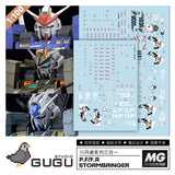 GUGU MPB166 Water Slide Decal MG 1/100 StromBringer PF / GBWC / FA Thunderbolt GUGUMG006