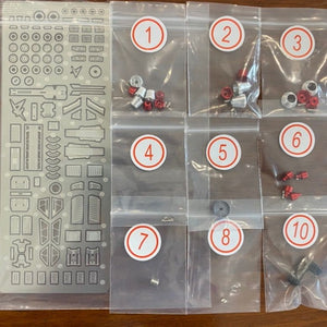 CALILY MR RG 1/144 nu v  Booster ETCHING Metal Detail Addon upgrade parts(Not include kits)