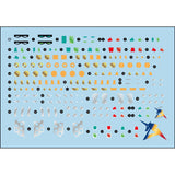 TRS Water slide decal For RG NU RX-93FF Collectibles