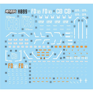 MASTER Decal Water Slide Decal H097 for 1/144 HG HGUC Gustav Karl
