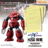 NewC HG 1/144 Z'GOK Z GOK SEED Freedom Pre-cut Masking Tape (Not the kits)