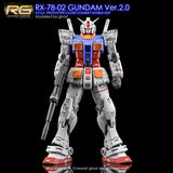YAN GHOST  Water slide decal FOR RG 1/144 RX-78-2 VER 2.0 FLUO