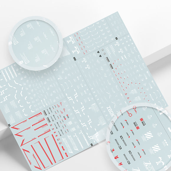 LNX Water Slide Decal for HG 1/144  Z GOK Z'GOK Freedom VER