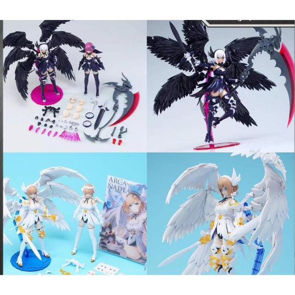 FENGYU SIX WINGS angel white black Include Two body one stand