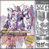 SH STUDIO Metal Etching Etched Upgrade Parts for MG 1/100 UNICORN