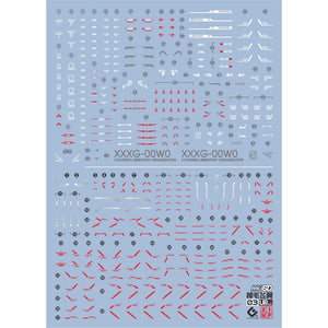 EVO Water slide decal FOR MGSD 1/100 Wing Zero EW Fluo Type NO KITS Collectibles