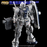 YAN GHOST  water slide decal for RG 1/144 RX-78-2 VER 2.0 G3 Type