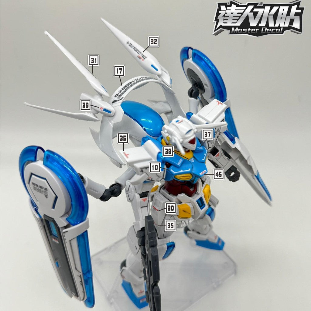マスターH080 水転写デカール HG G-SELF パーフェクトパック（劇場版 G