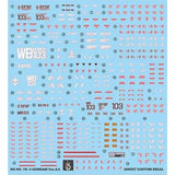 YAN GHOST  water slide decal for RG 1/144 RX-78-2 VER 2.0 G3 Type